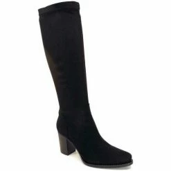 Adige Diane Daim Stretch Noir Couleur Noir -Adige Soldes 20967071 500 C