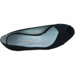 Angel Alarcon talon satin chaussures parti Couleur Noir -Adige Soldes 2298466 500 C
